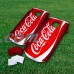 Coca Cola Cornhole Outdoor Game Set, 2 Wooden Coke Can-Shaped Corn Hole Toss Boards with 8 Bean Bags by Hey! Play!   564484270
